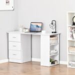 HOMCOM Computer Desk - White