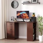 HOMCOM Computer Desk - Brown